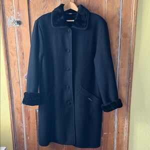 Geiger Collections Austria Made Wool /shearling lined BlackWomen's 38 (M)